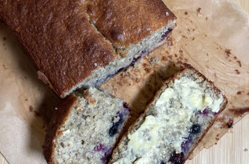 banana blueberry lemon bread