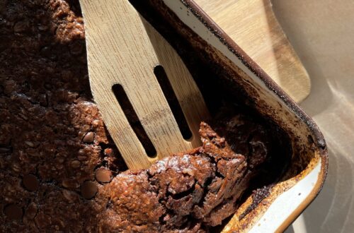 baked brownie oats without bananas