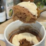 apple cinnamon mug cake no egg