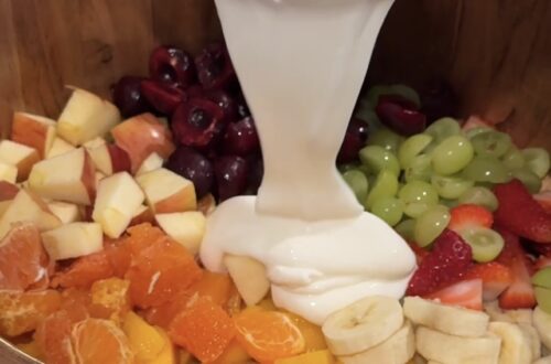 creamy fruit salad